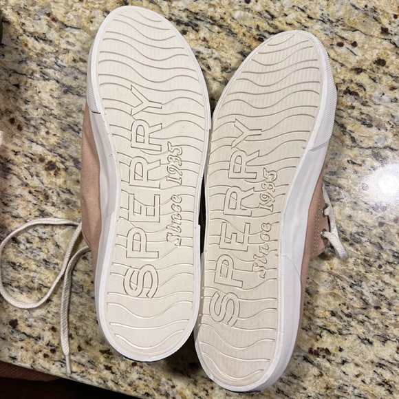 Pink Sperry Sneakers- worn twice! - Picture 2 of 2